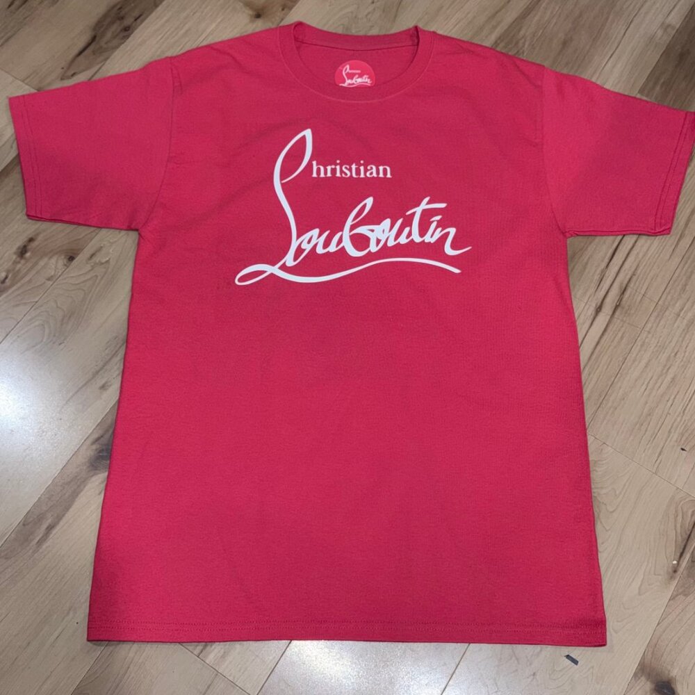Christian Louboutin Bold Red Short Sleeve Tee